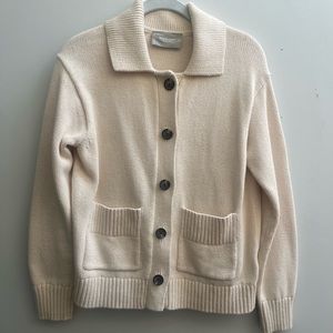 Everlane button up sweater